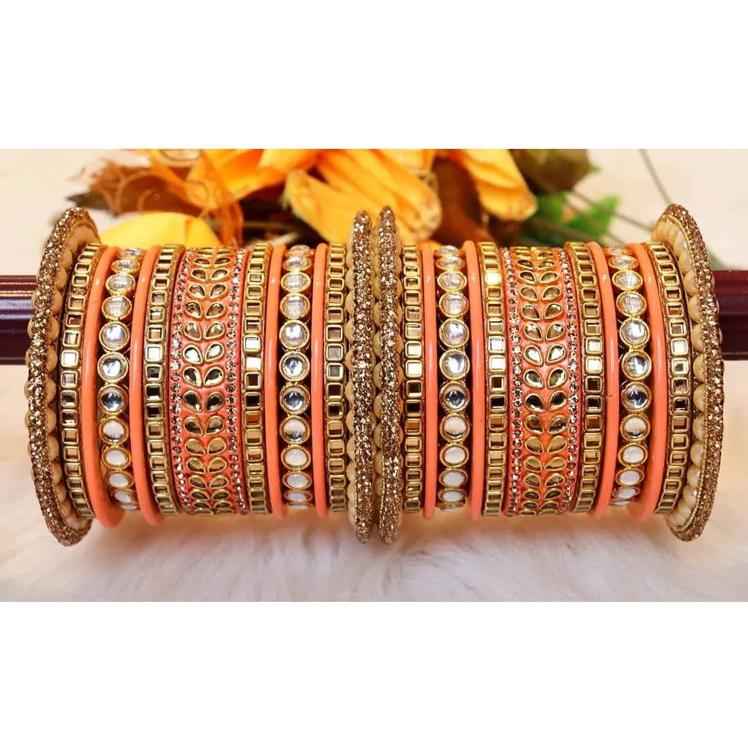 Lakh Kundan Rajwadi Chuda in Best Design Taj Bridal Store