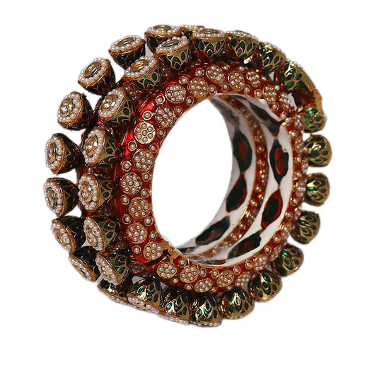 Beautiful Rajwadi Bangadi Pack of 2