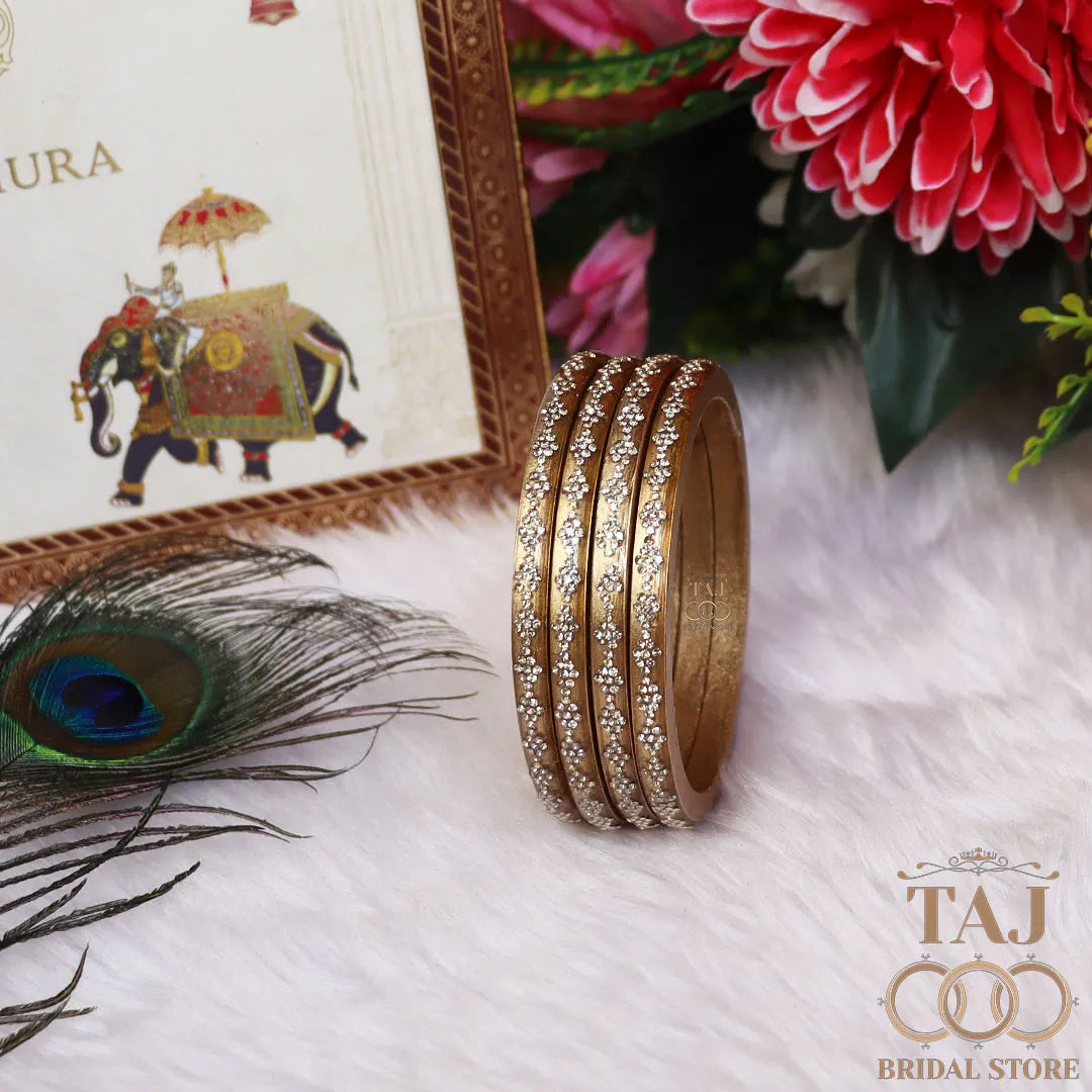 Premium Jaipuri Lac Bangles With Best Traditional Rhinestones Design