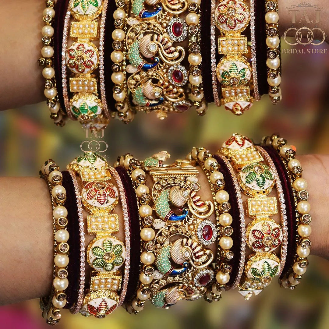 Wedding Chura Beautiful Rajwadi Design Chura for Bride