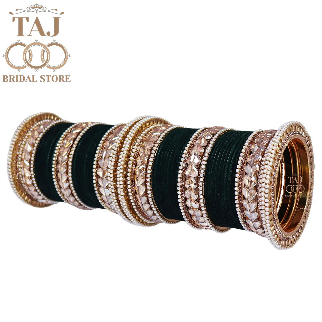 Kundan bangles and hot sale kada online