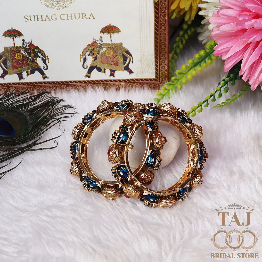 Premium Traditional Style Metal Bracelet with New Elephant Design