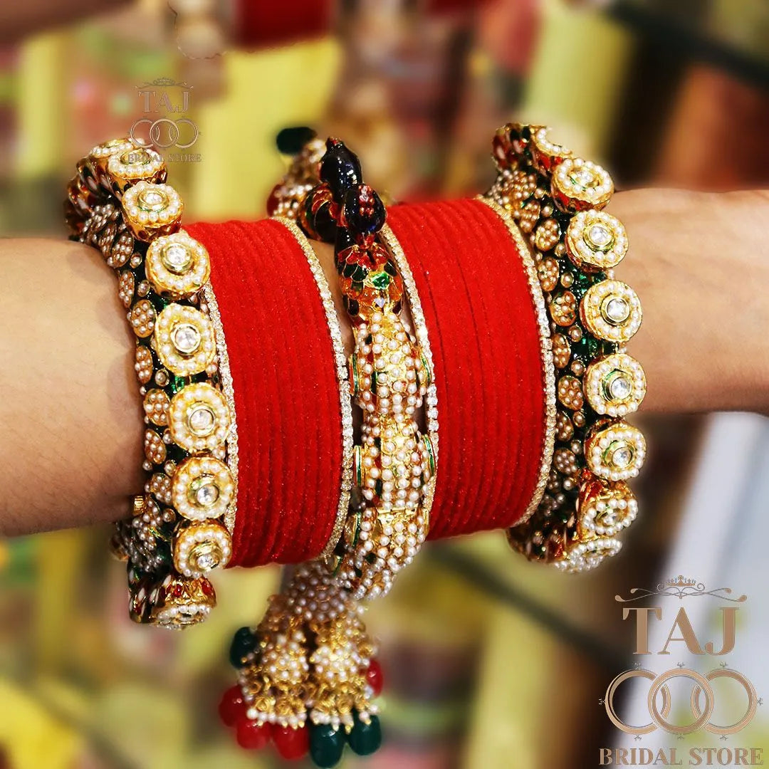 Bridal Chura Beautiful Rajwadi Design Chura for Bride