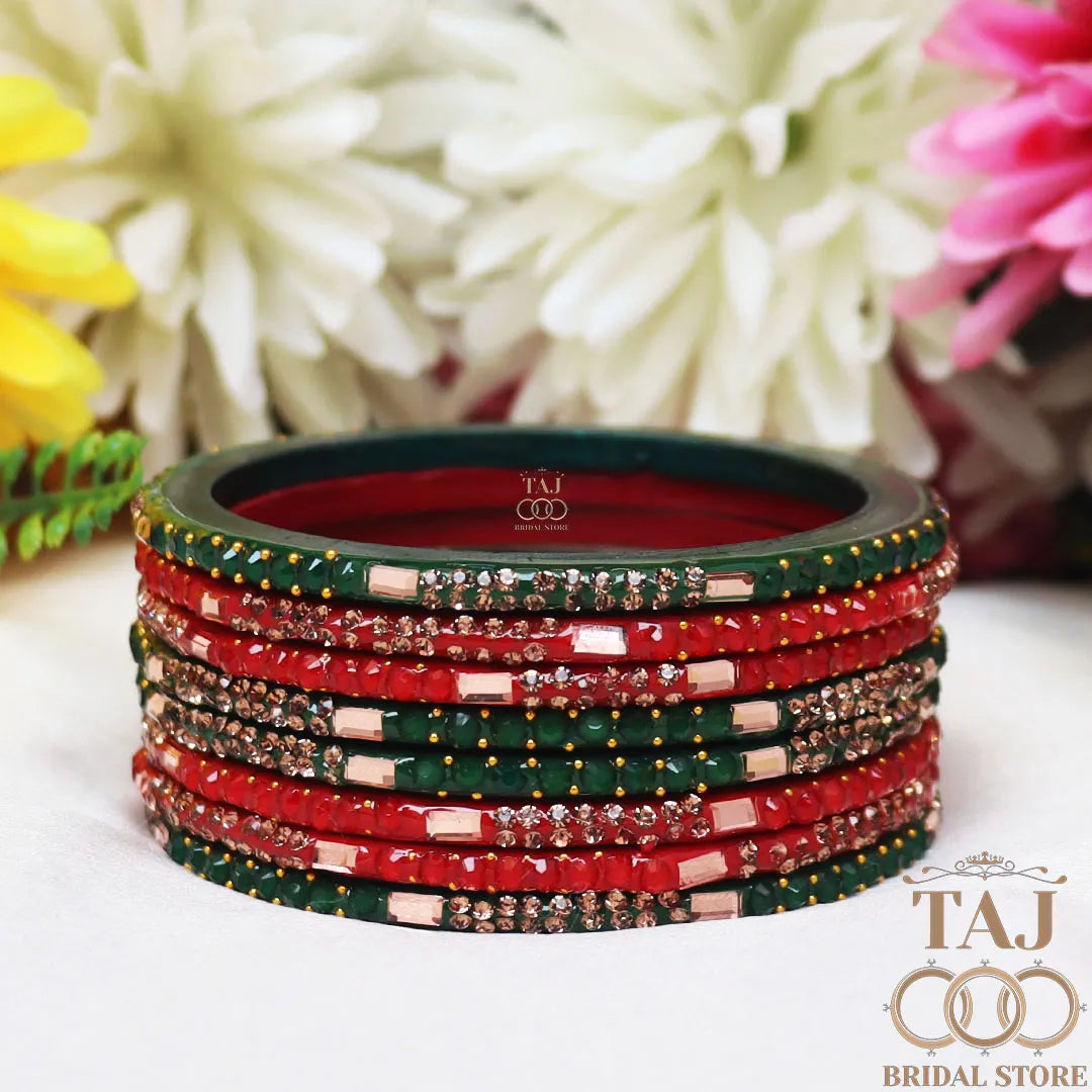 Kundan Marwadi Lac Churi Set With Beautiful Latest Design (Set Of 8)