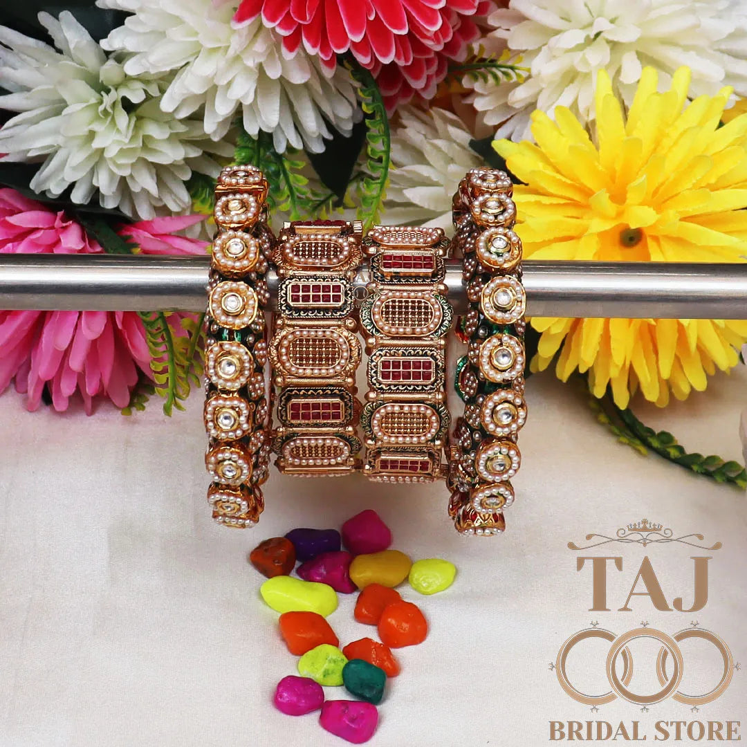 Wedding Bangles Set New Rajwadi Bangles Design For Wedding