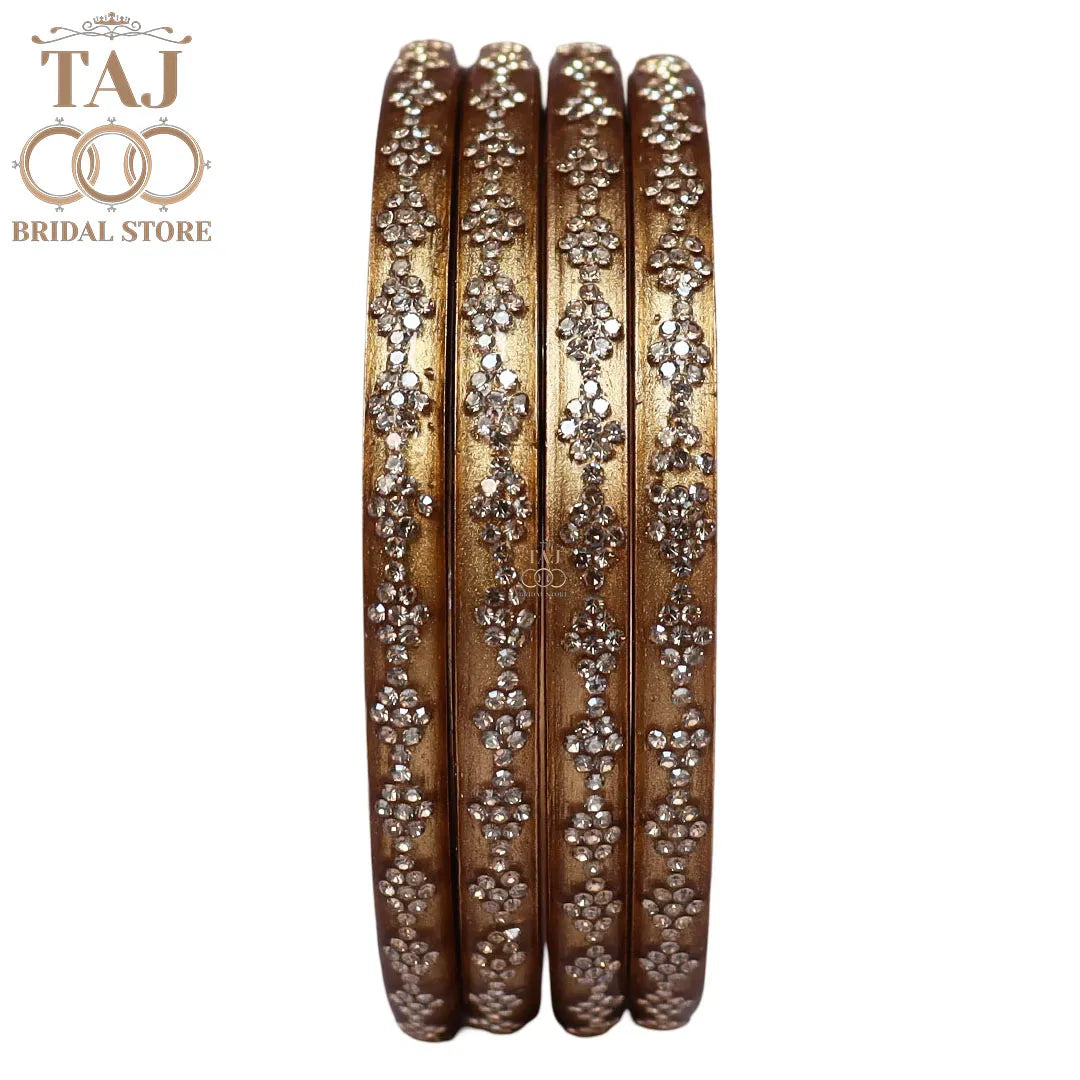 Premium Jaipuri Lac Bangles With Best Traditional Rhinestones Design