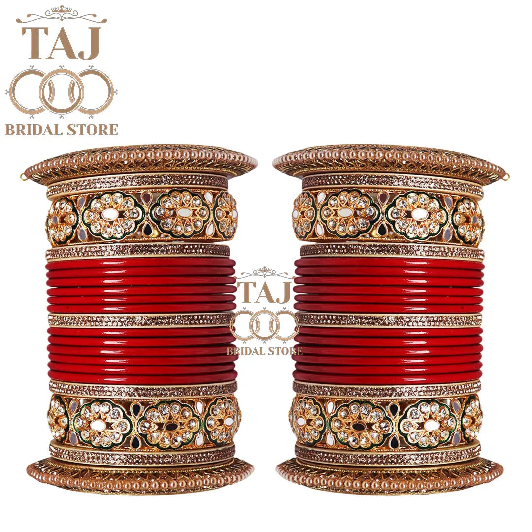 High-Quality Wedding Lac Chura Set for Elegant Look