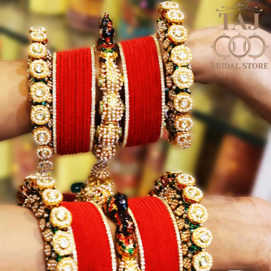 Bridal Chura Beautiful Rajwadi Design Chura for Bride