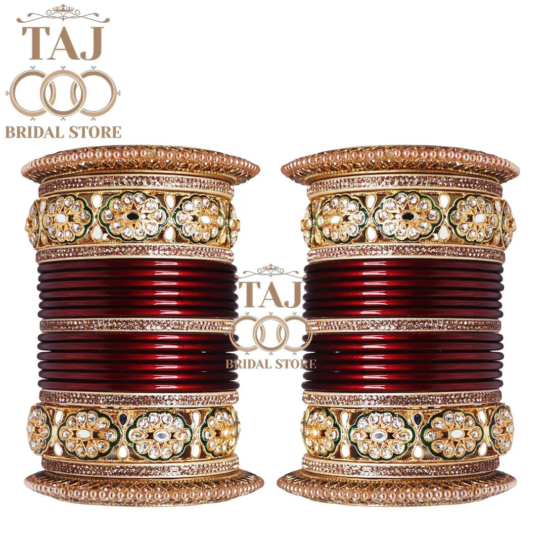 High-Quality Wedding Lac Chura Set for Elegant Look