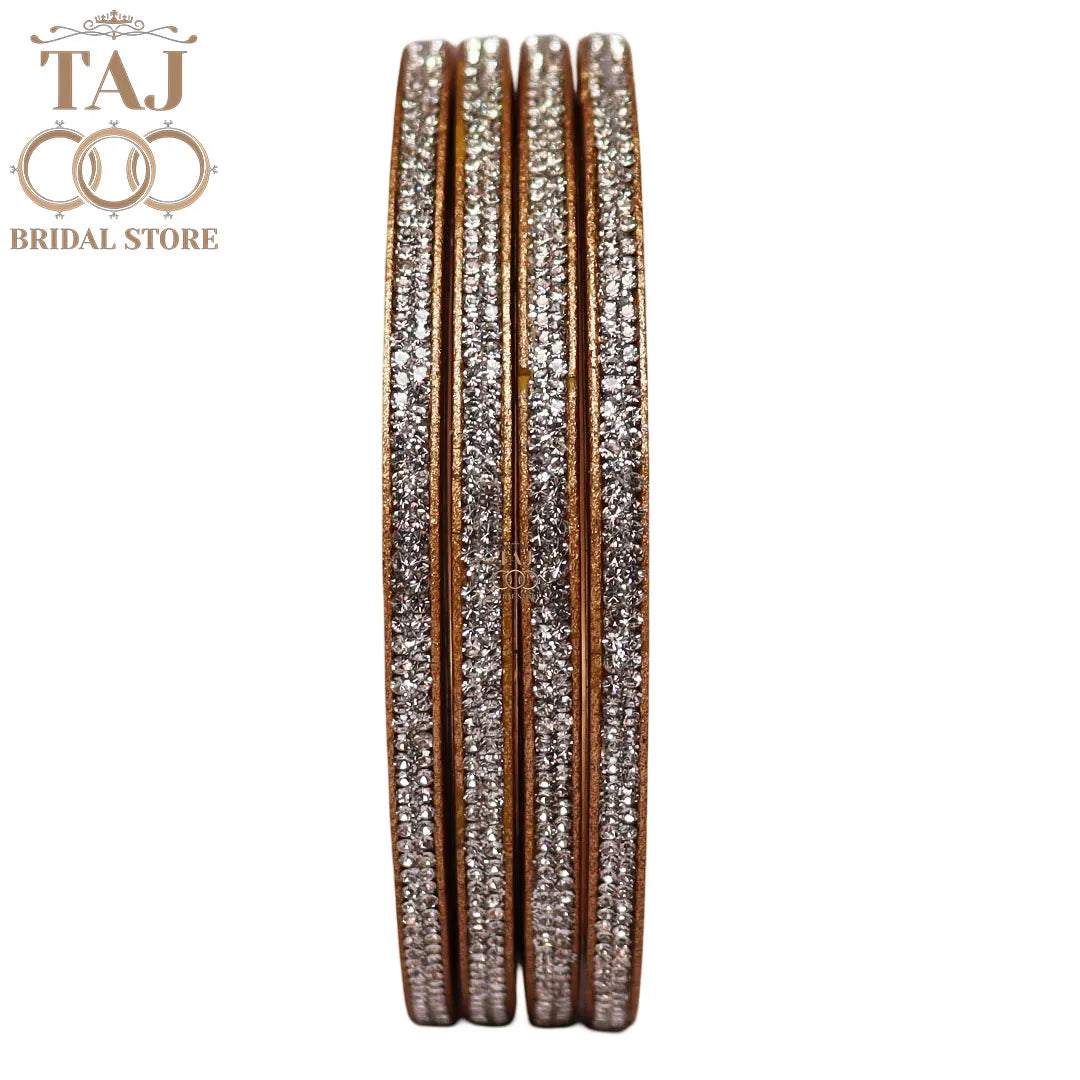Premium Marwadi Lac Bangles in Latest Rhinestones Design