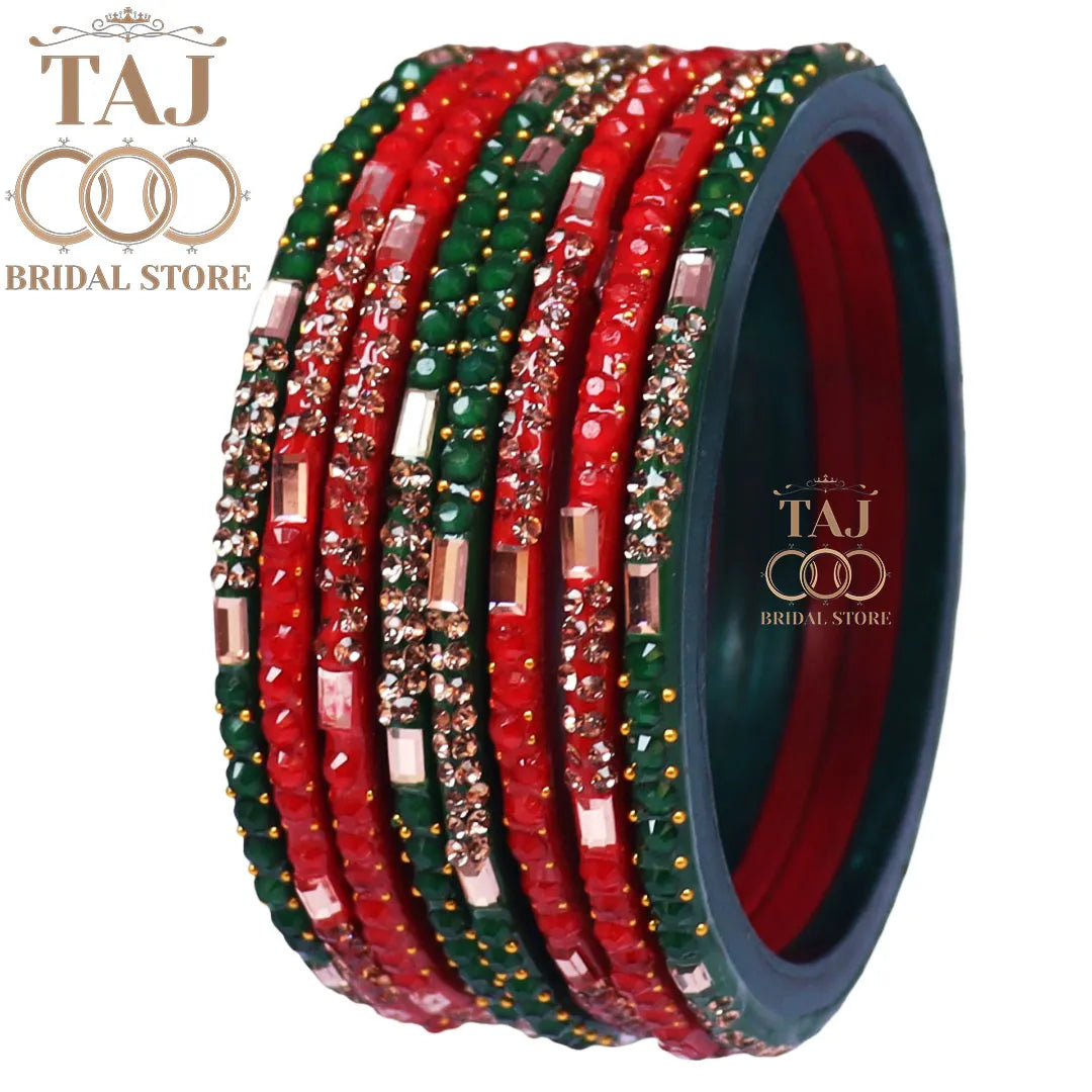 Kundan Marwadi Lac Churi Set With Beautiful Latest Design (Set Of 8)