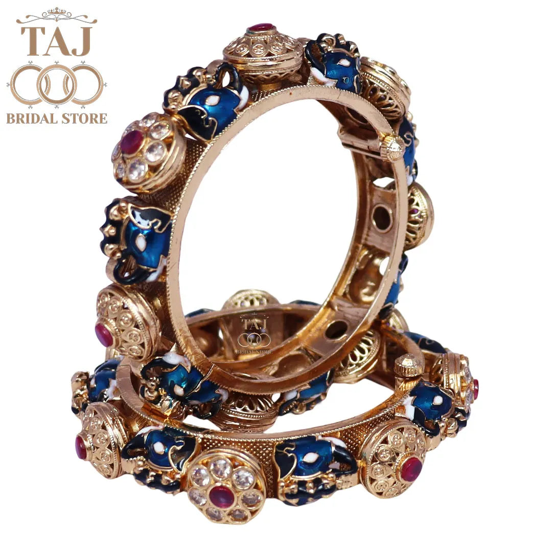 Premium Traditional Style Metal Bracelet with New Elephant Design