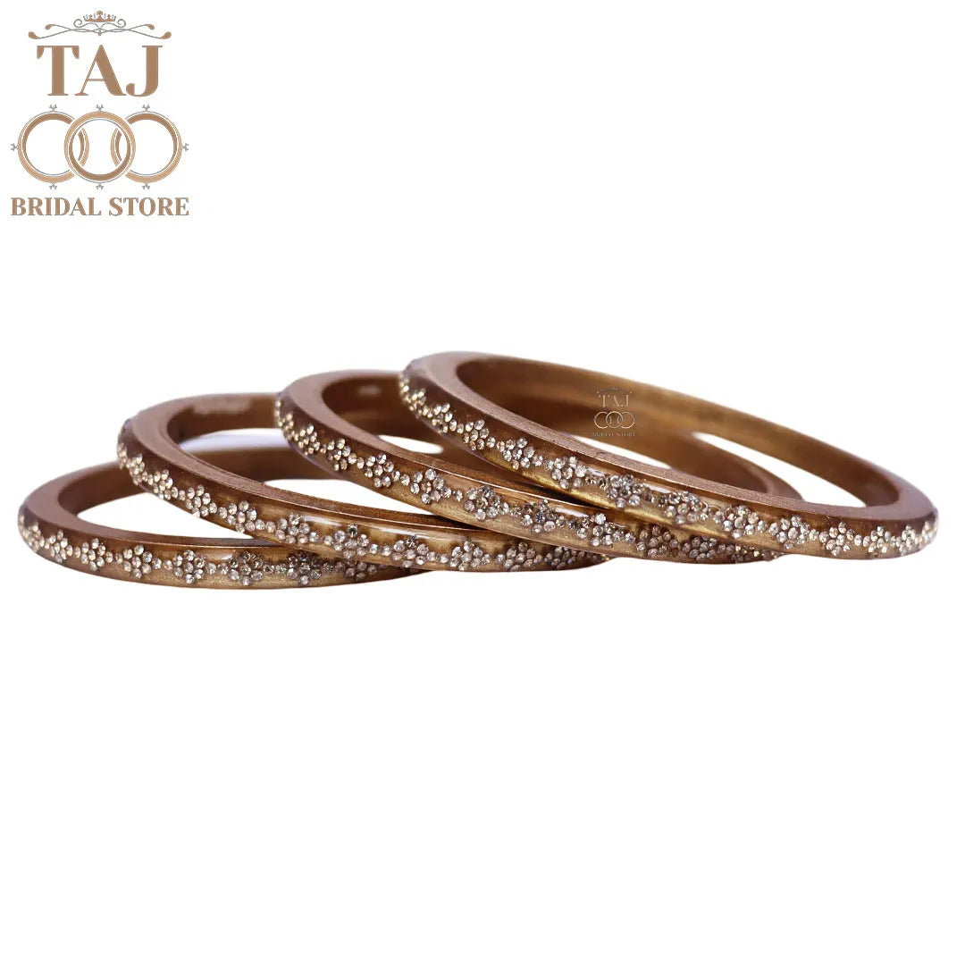 Premium Jaipuri Lac Bangles With Best Traditional Rhinestones Design