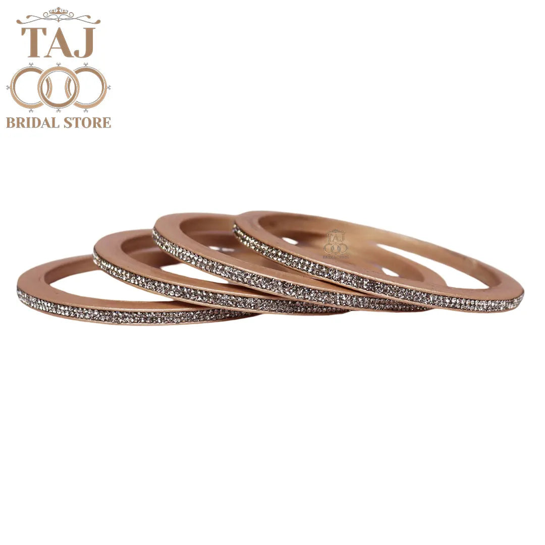 Premium Marwadi Lac Bangles in Latest Rhinestones Design