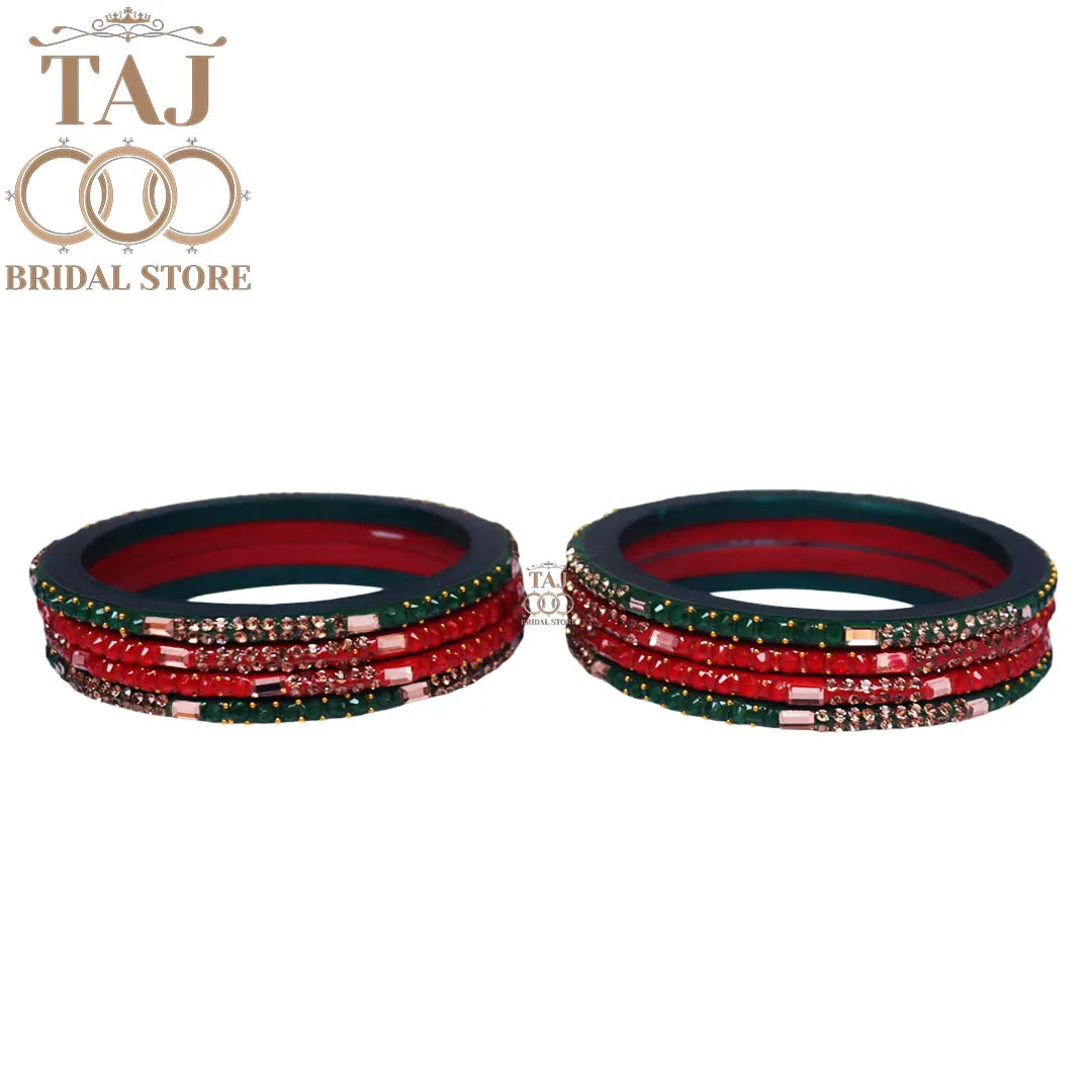 Kundan Marwadi Lac Churi Set With Beautiful Latest Design (Set Of 8)