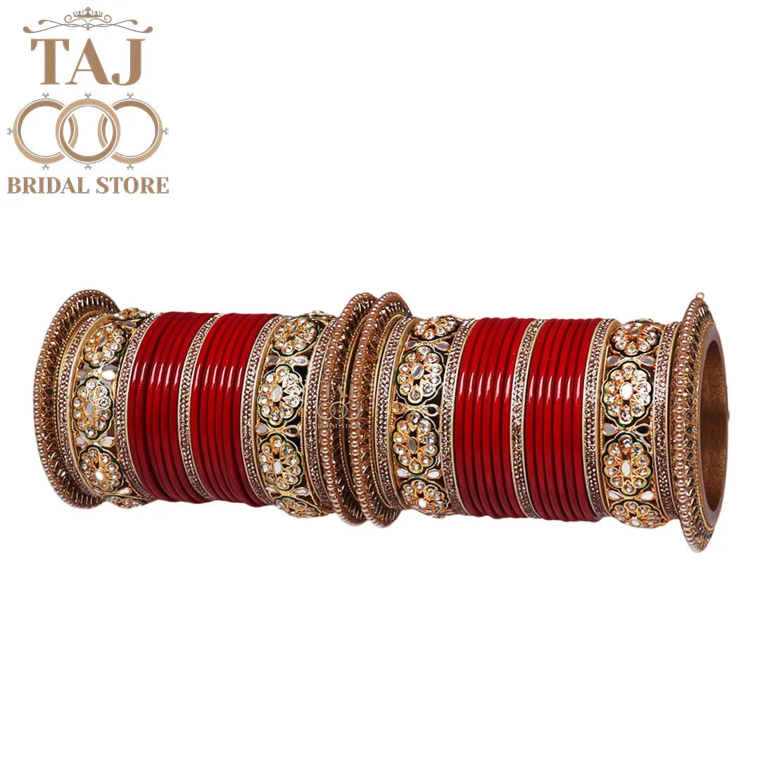 High-Quality Wedding Lac Chura Set for Elegant Look