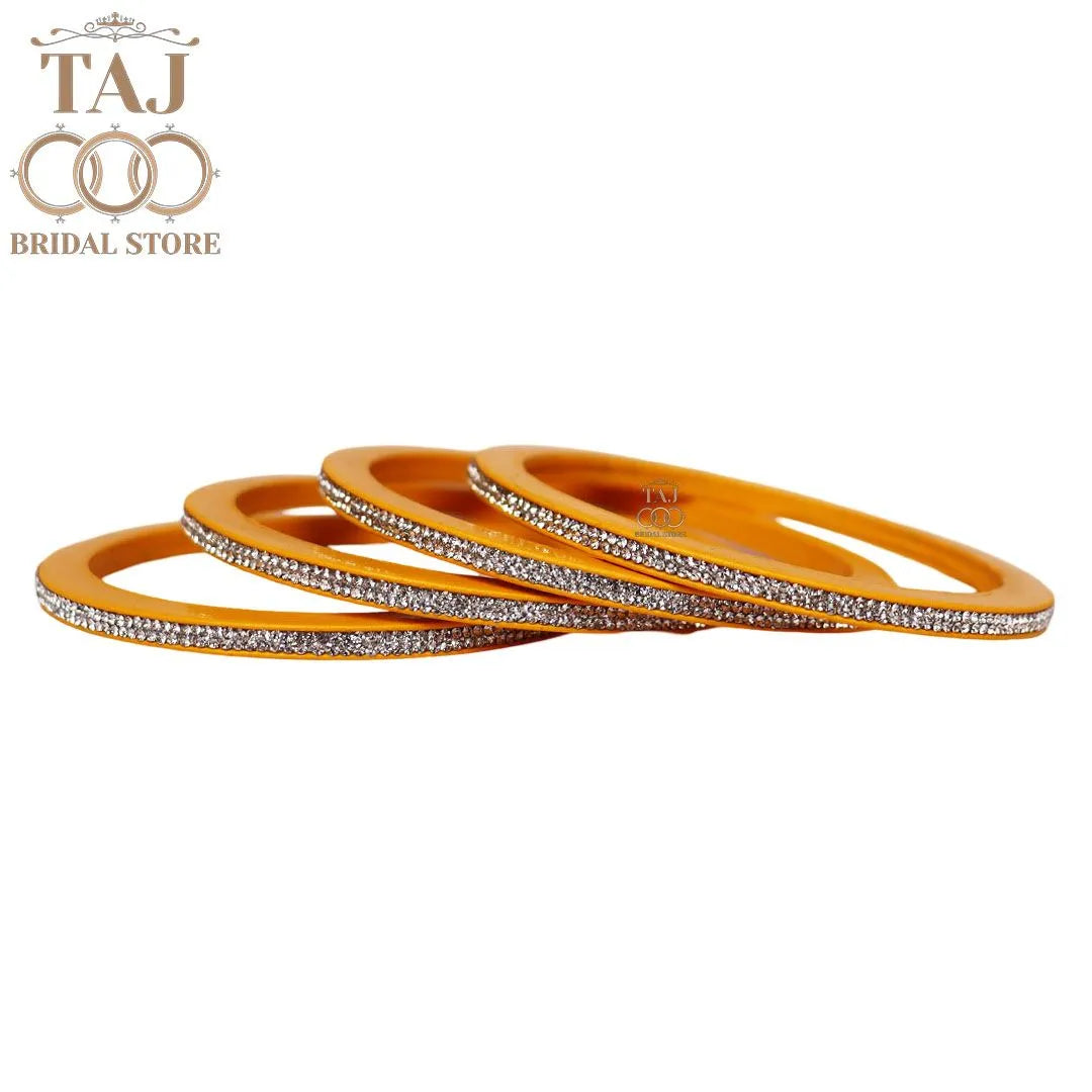 Premium Marwadi Lac Bangles in Latest Rhinestones Design
