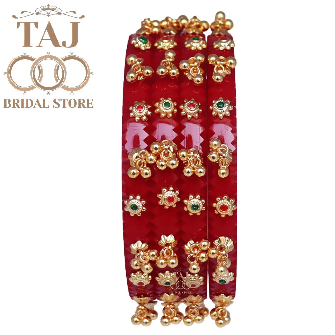 Designer Seep Kada for Girls With Beautiful Latest Design (Pack of 4)