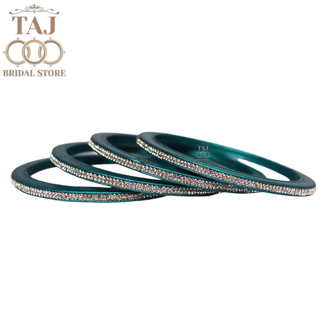 Premium Marwadi Lac Bangles in Latest Rhinestones Design