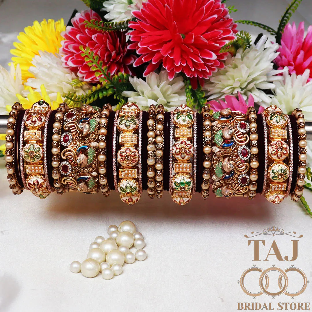 Wedding Chura Beautiful Rajwadi Design Chura for Bride
