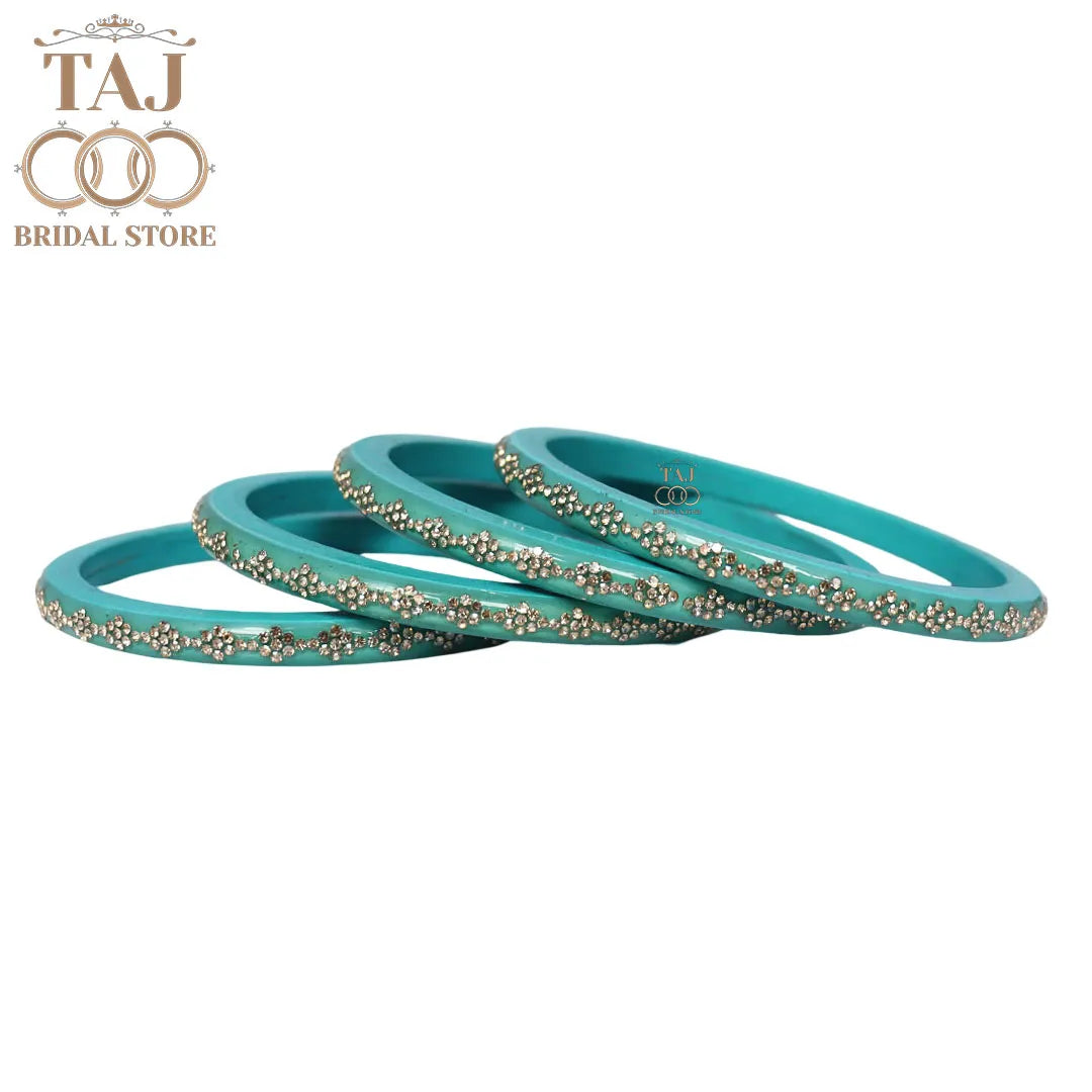 Premium Jaipuri Lac Bangles With Best Traditional Rhinestones Design