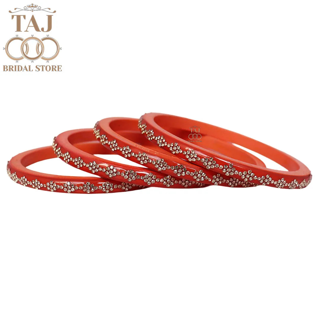 Premium Jaipuri Lac Bangles With Best Traditional Rhinestones Design