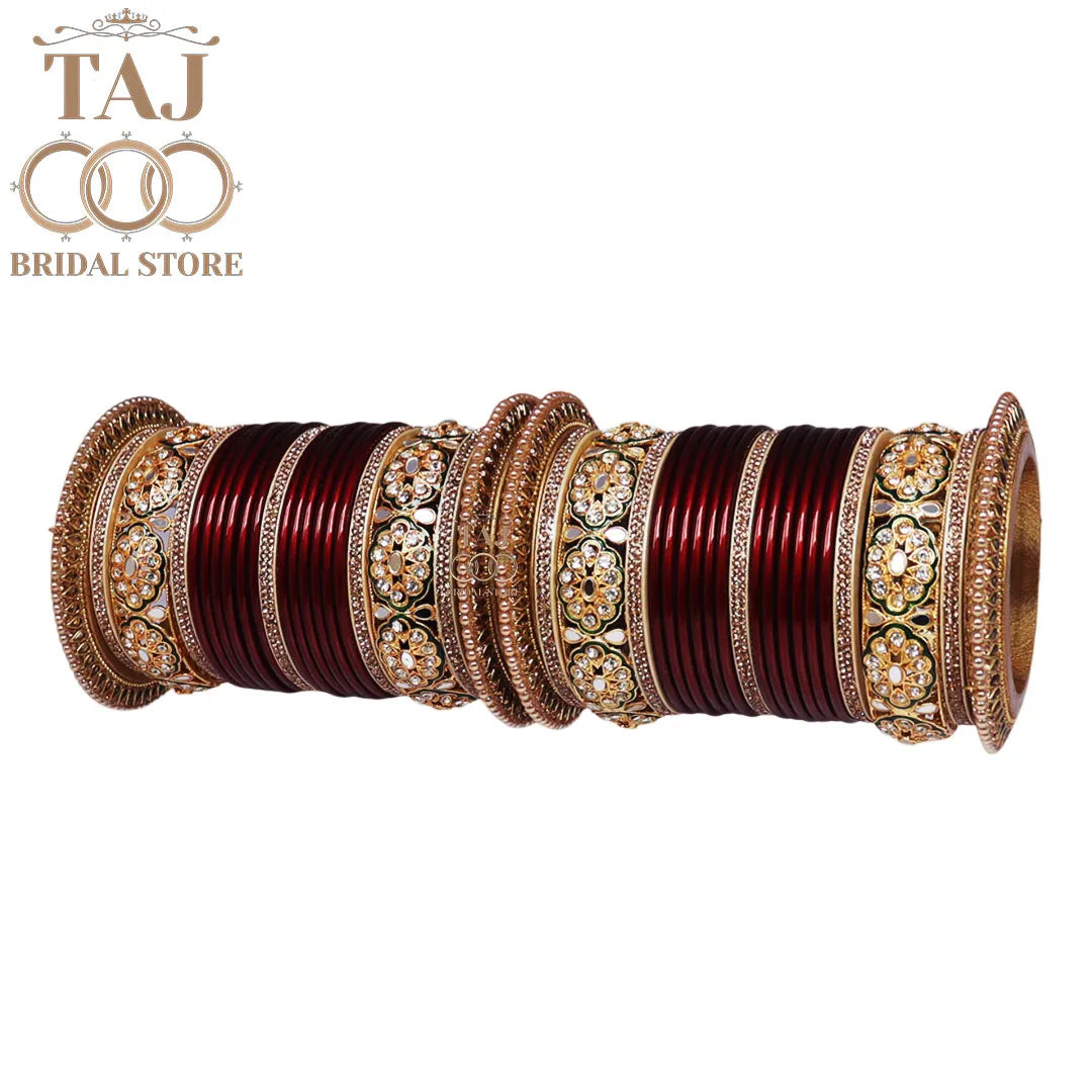 High-Quality Wedding Lac Chura Set for Elegant Look