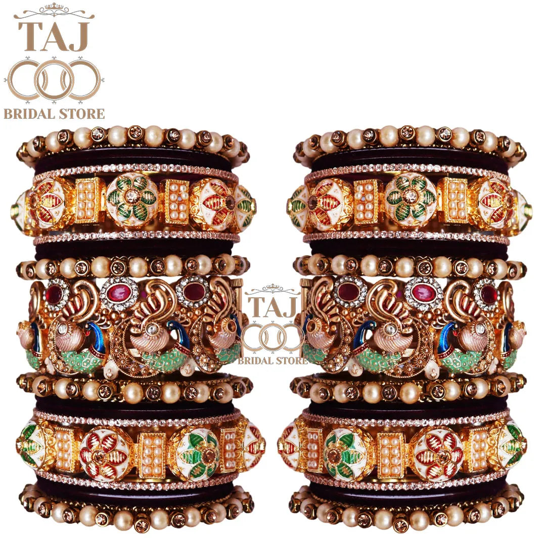 Wedding Chura Beautiful Rajwadi Design Chura for Bride