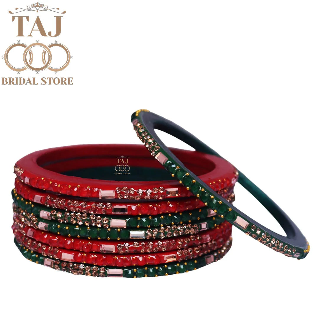Kundan Marwadi Lac Churi Set With Beautiful Latest Design (Set Of 8)