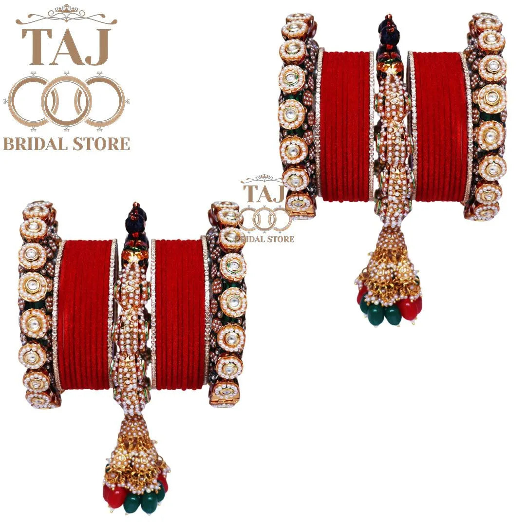 Bridal Chura Beautiful Rajwadi Design Chura for Bride