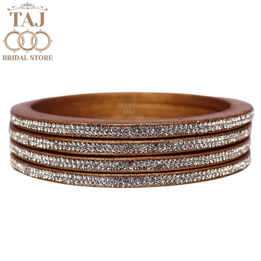 Premium Marwadi Lac Bangles in Latest Rhinestones Design
