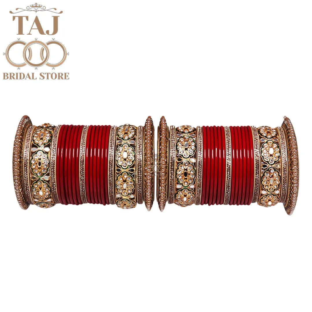 High-Quality Wedding Lac Chura Set for Elegant Look