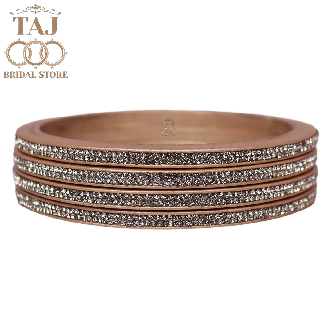 Premium Marwadi Lac Bangles in Latest Rhinestones Design