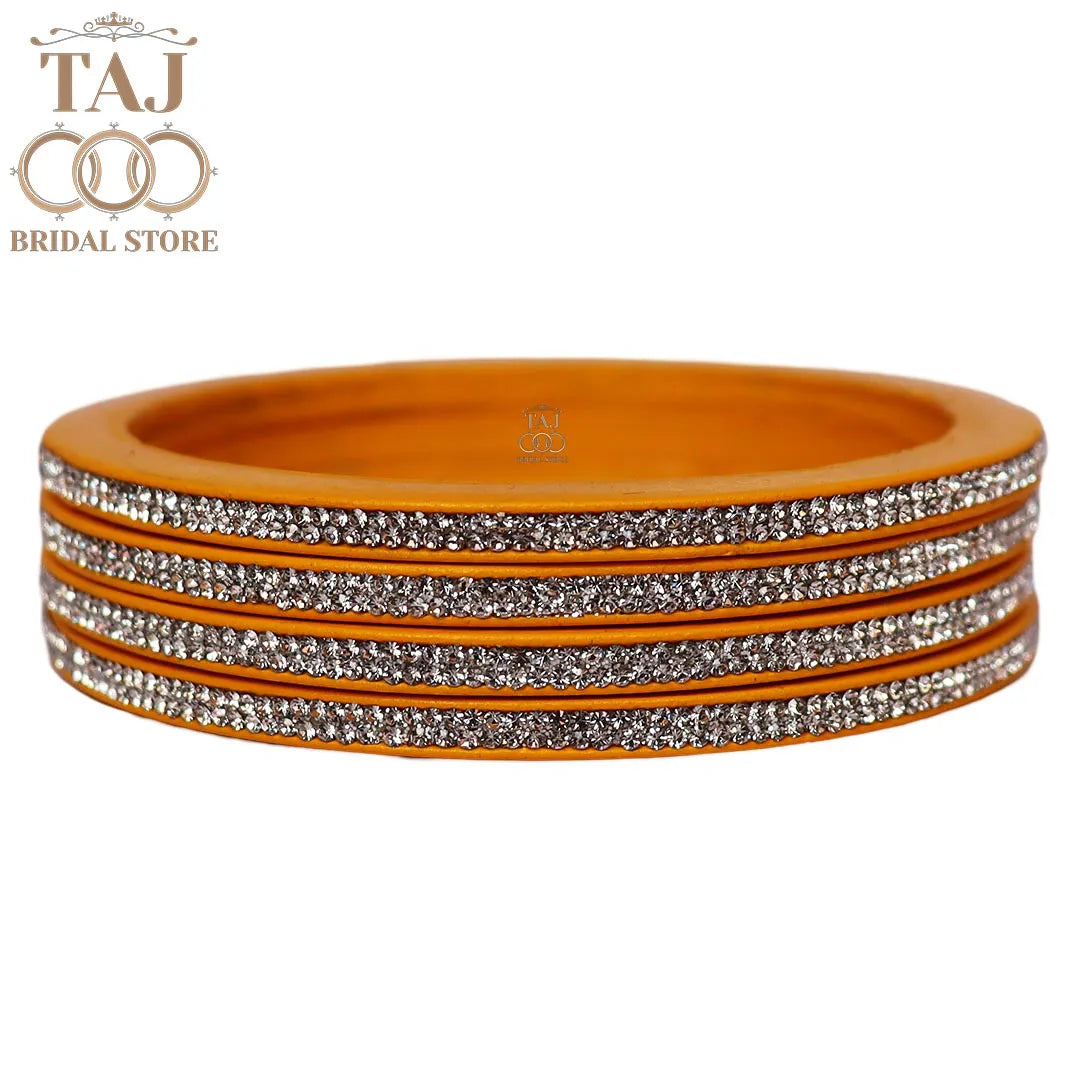Premium Marwadi Lac Bangles in Latest Rhinestones Design