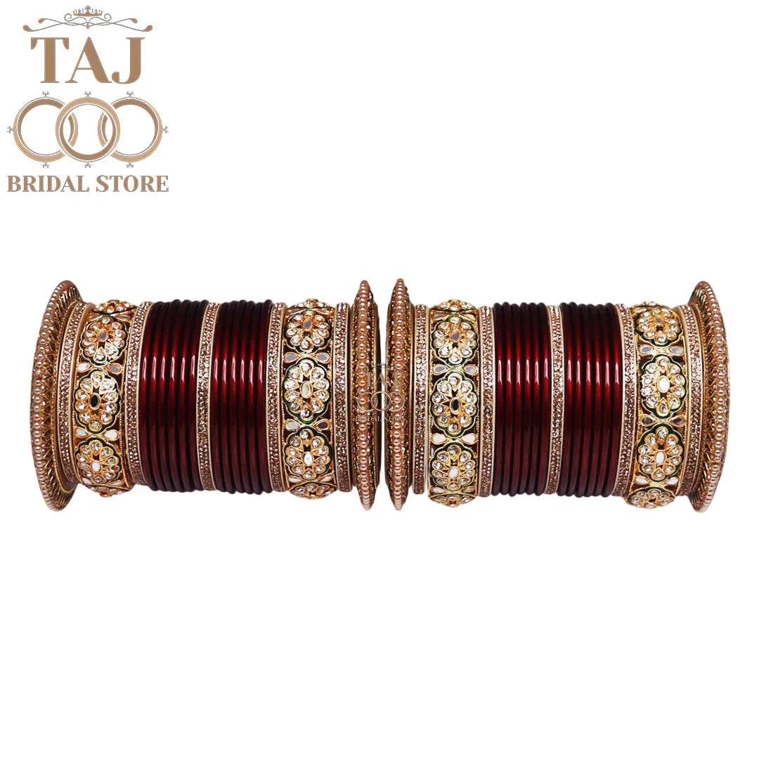 High-Quality Wedding Lac Chura Set for Elegant Look