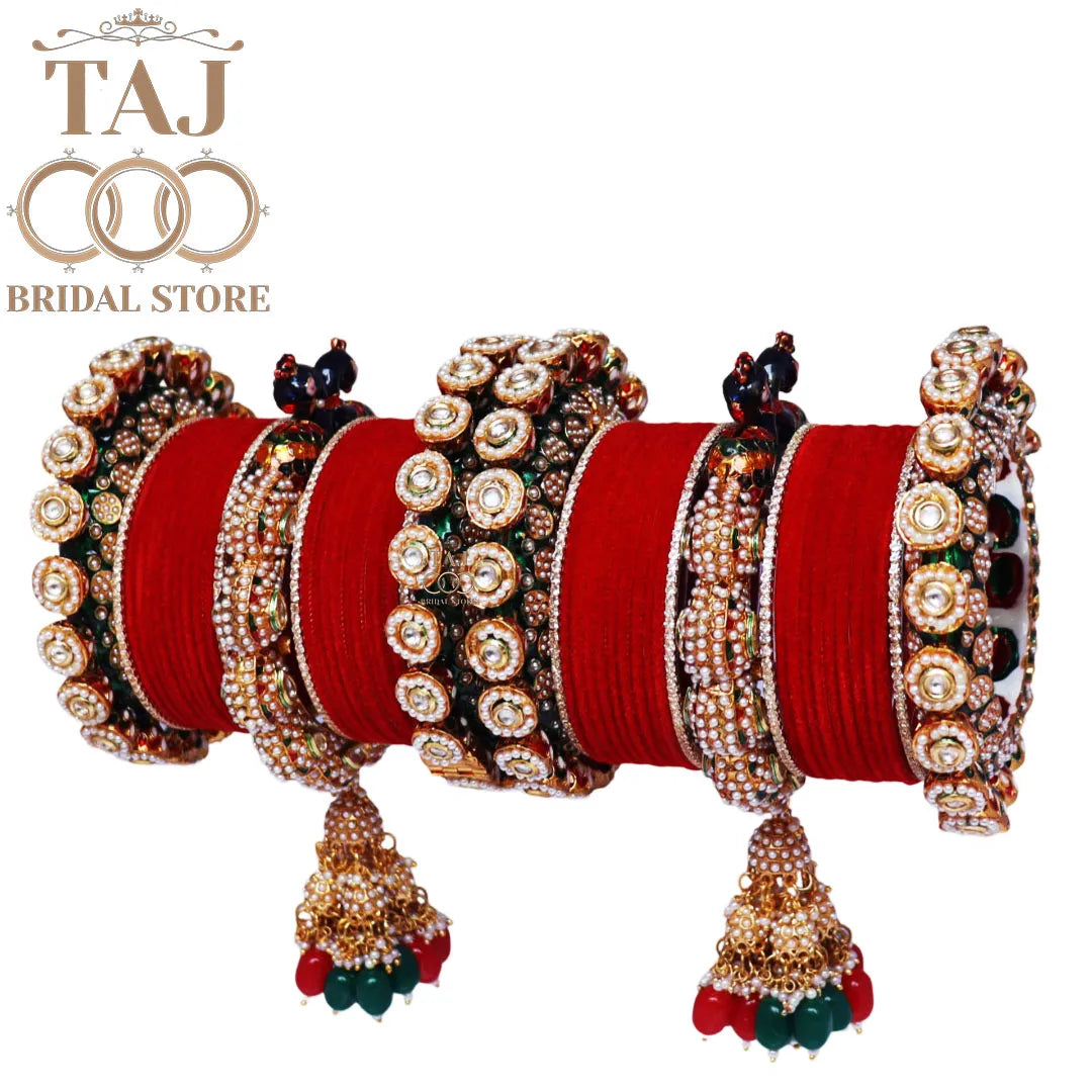 Bridal Chura Beautiful Rajwadi Design Chura for Bride