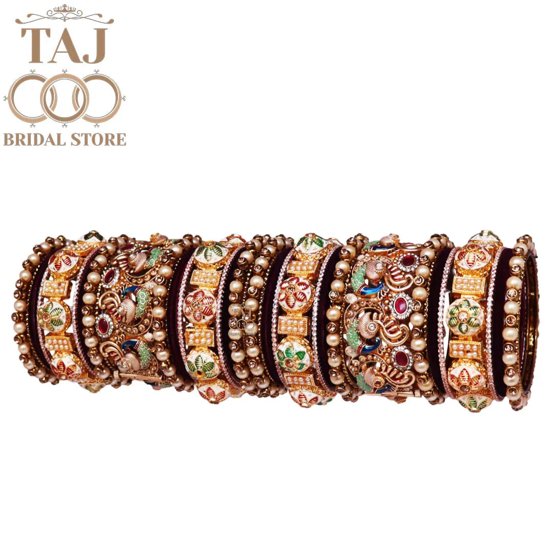 Wedding Chura Beautiful Rajwadi Design Chura for Bride