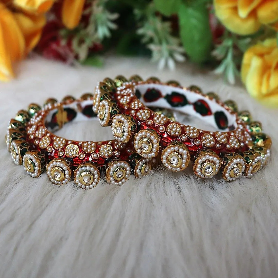 Beautiful Rajwadi Bangadi Pack of 2