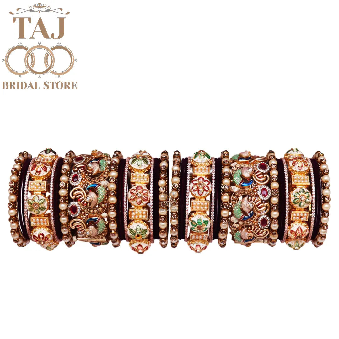 Wedding Chura Beautiful Rajwadi Design Chura for Bride