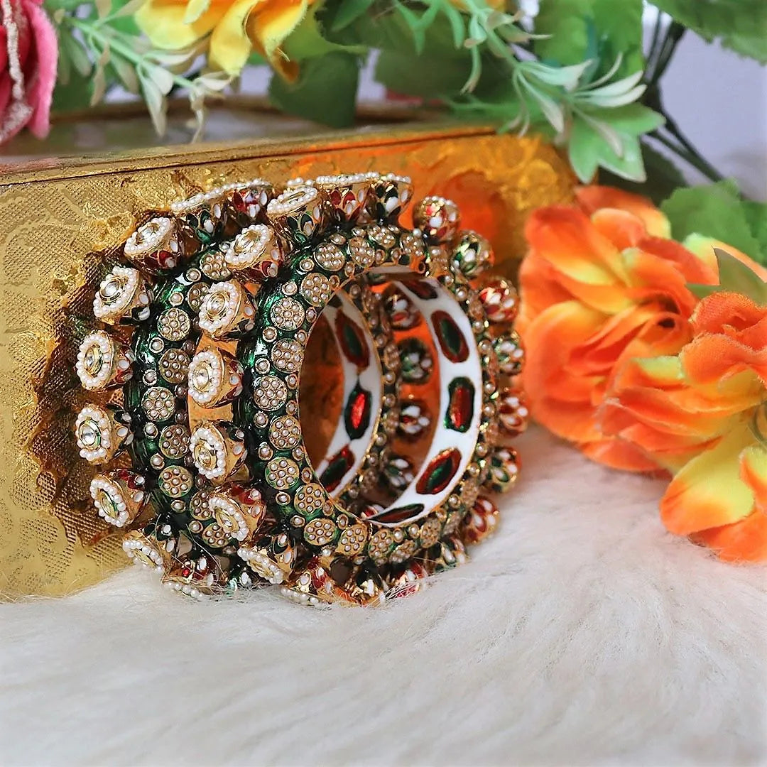 Beautiful Rajwadi Bangadi Pack of 2