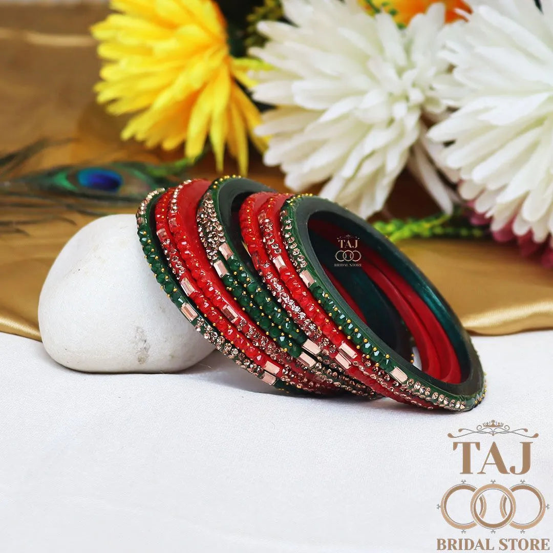 Kundan Marwadi Lac Churi Set With Beautiful Latest Design (Set Of 8)