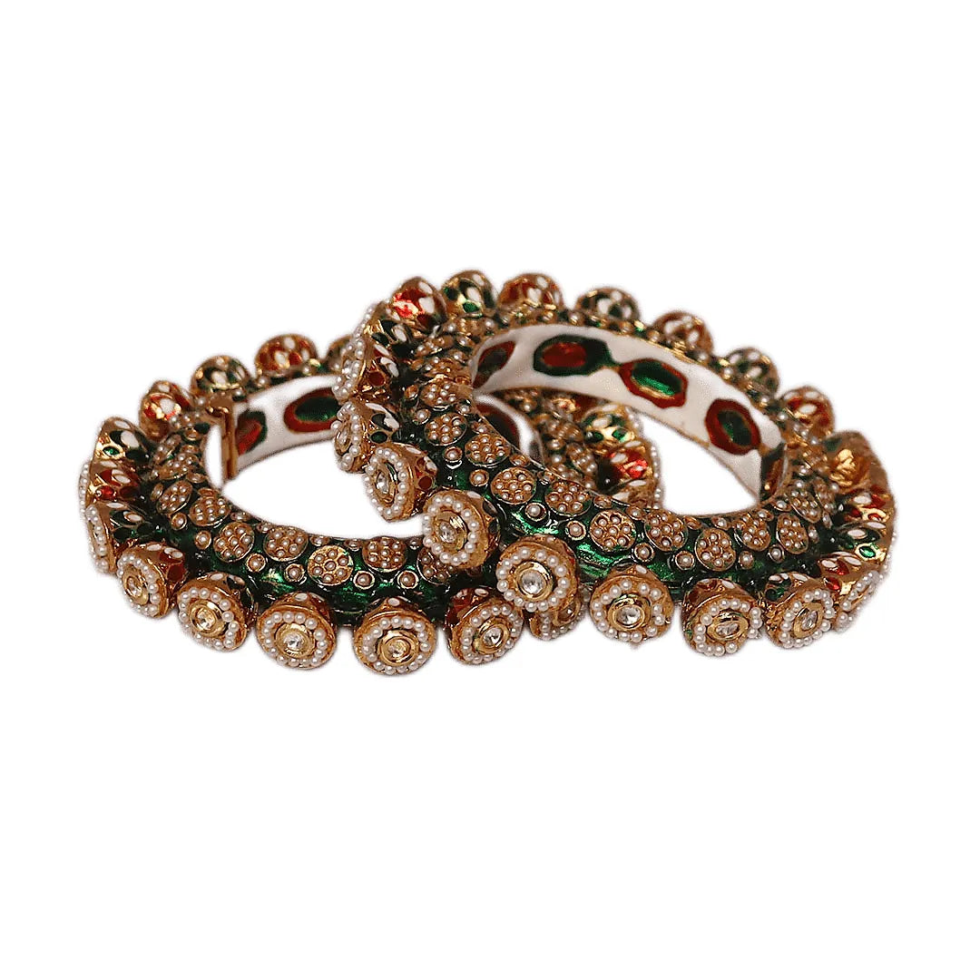 Beautiful Rajwadi Bangadi Pack of 2