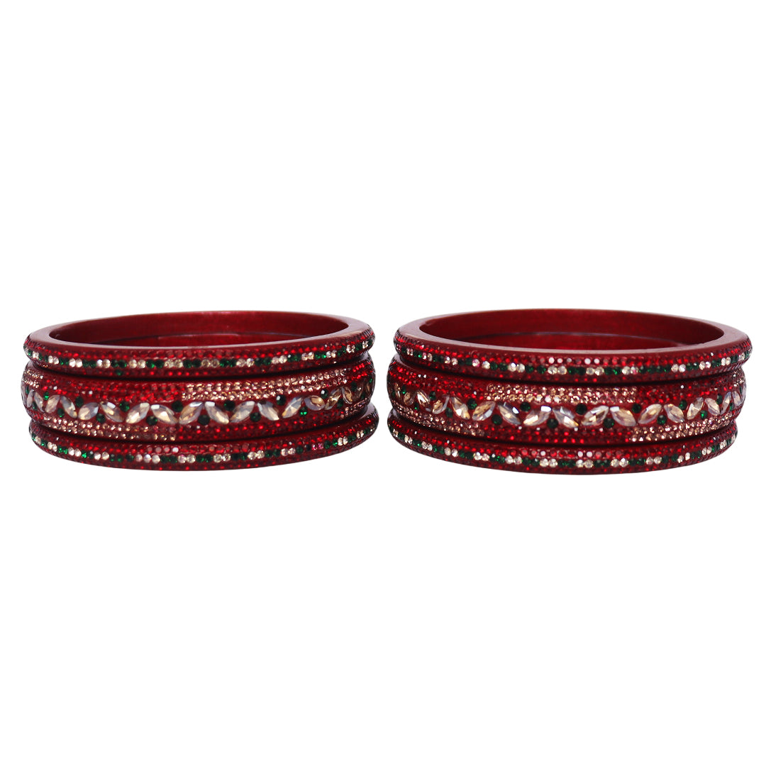 Festival Special Designer Lac Bangles Set With Latest Kundan Design