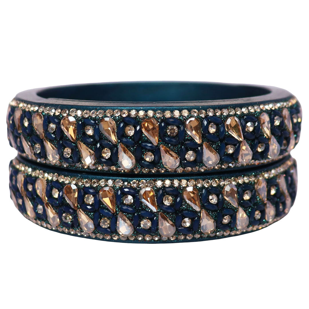 Jaipuri Handmade Lac Kada Bangles For Women With Latest Kundan Design