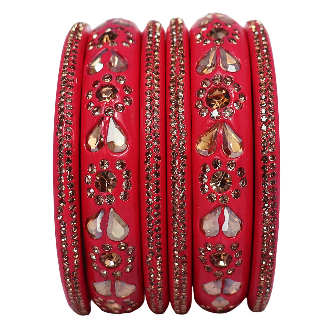 Jaipuri Handmade Lac Chura Set With Latest Kundan Design