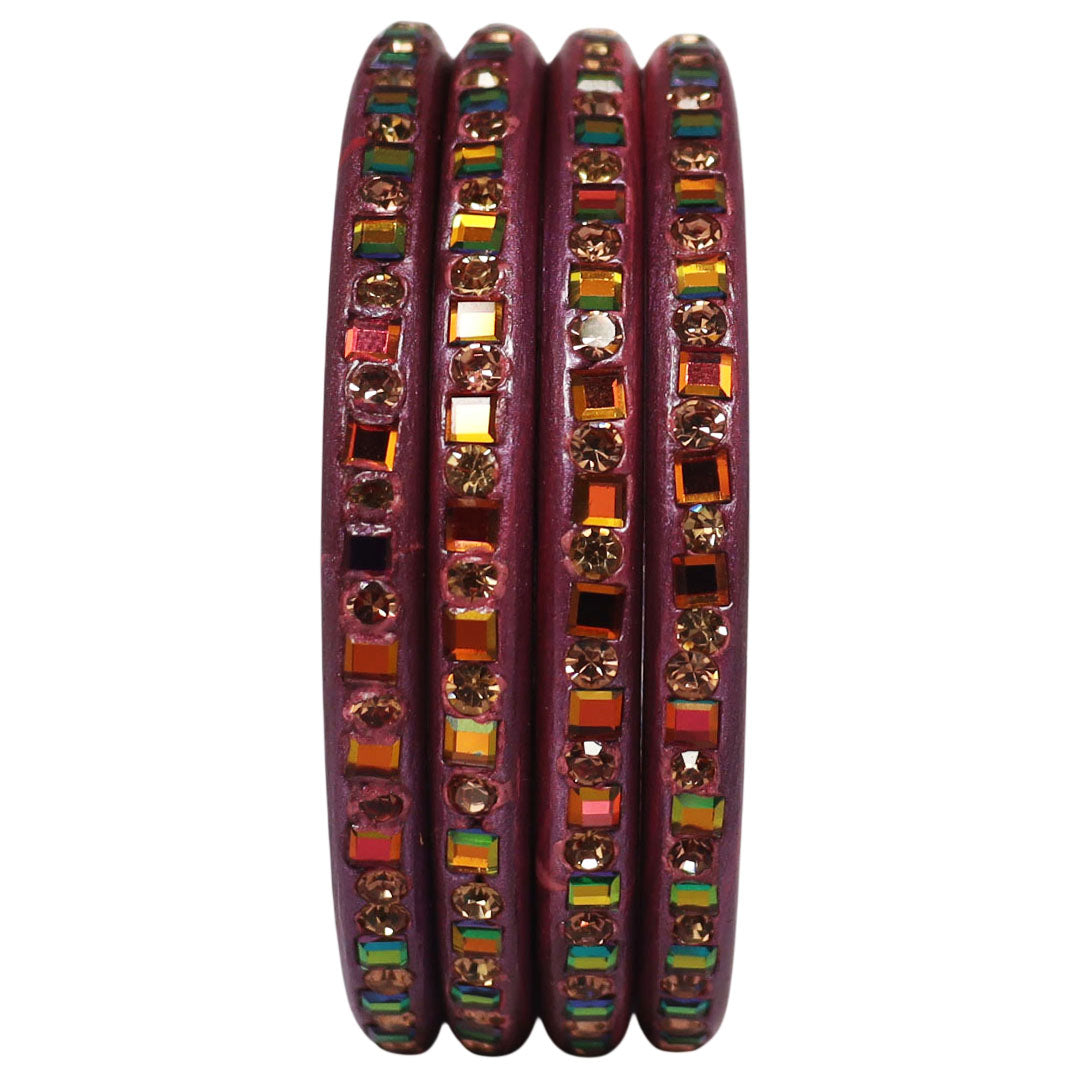 Festive Special Handmade Pure Lac Bangles with Latest Stones Design