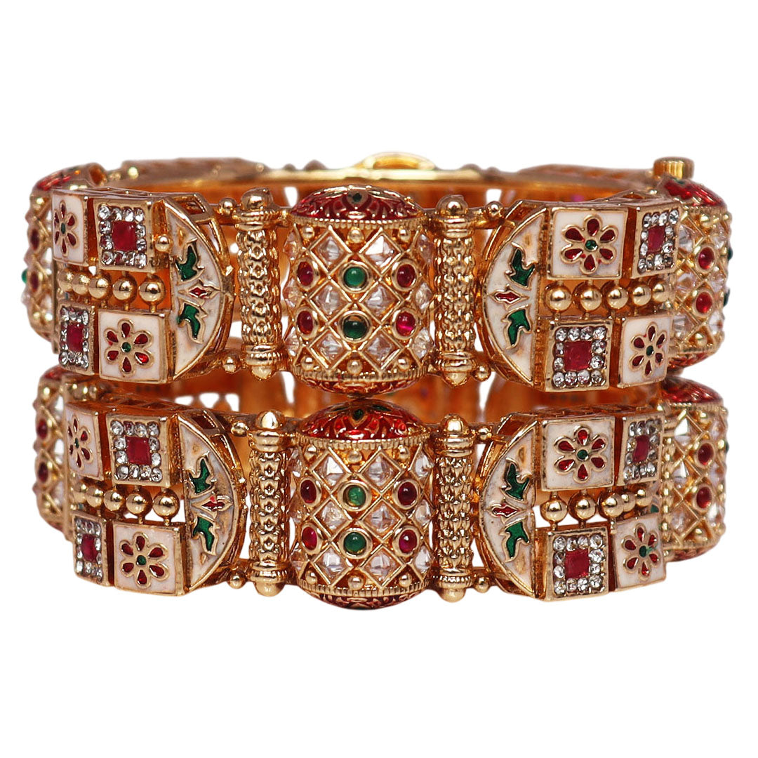 Trendy Metal Bracelet for Girls and Womens in Latest Stones Design