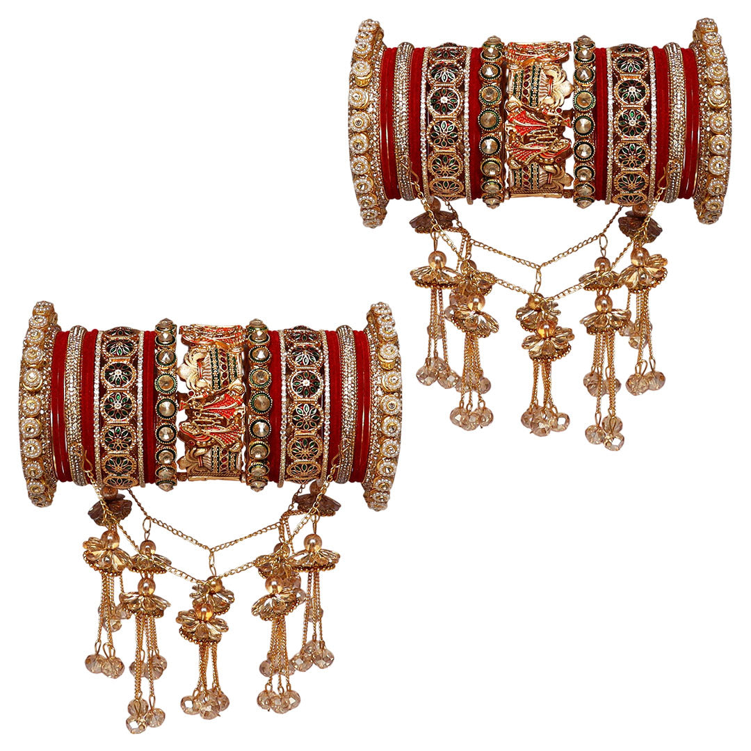 Wedding Chura Set With Trending Dulha Dulhan and Jhula Latkan Design