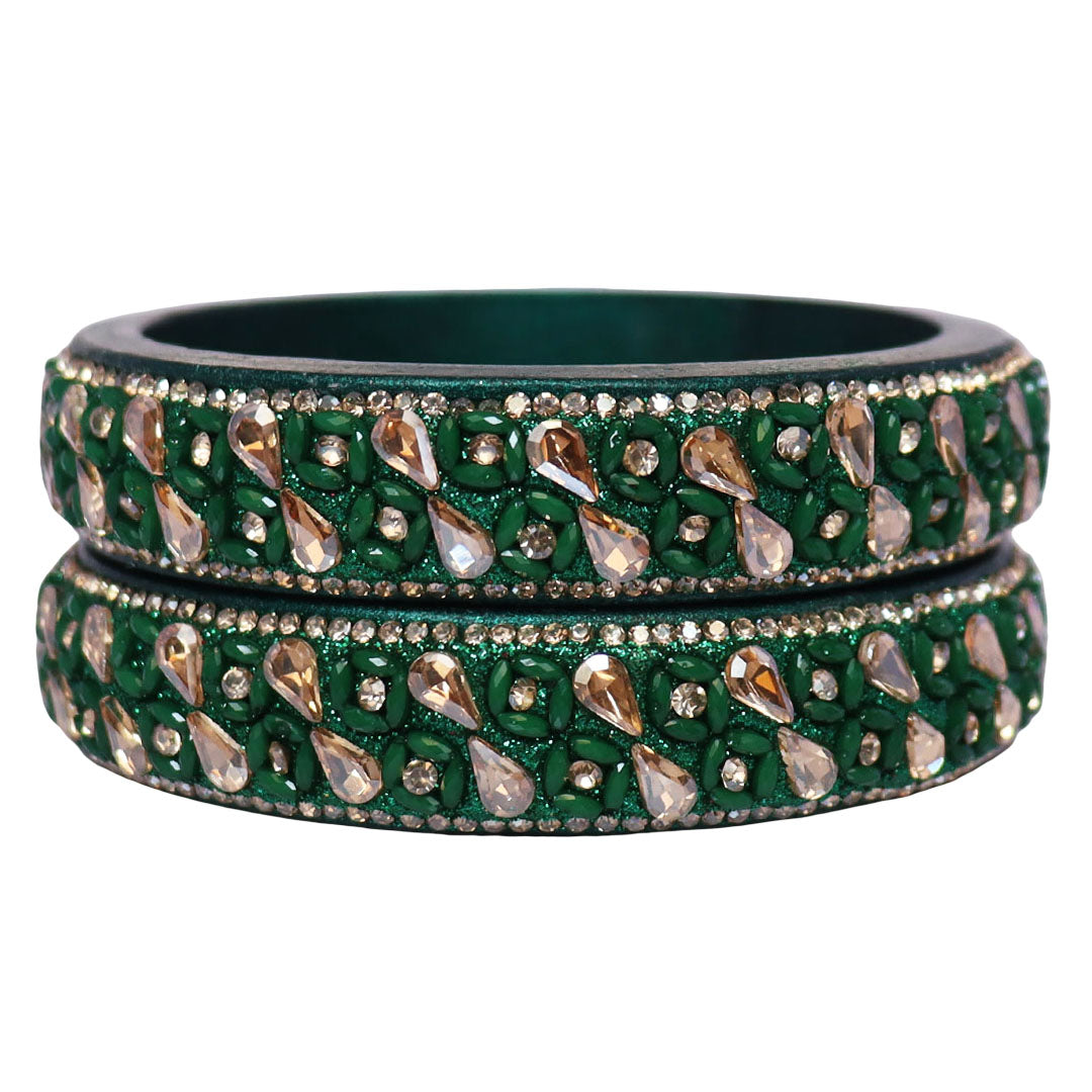 Jaipuri Handmade Lac Kada Bangles For Women With Latest Kundan Design