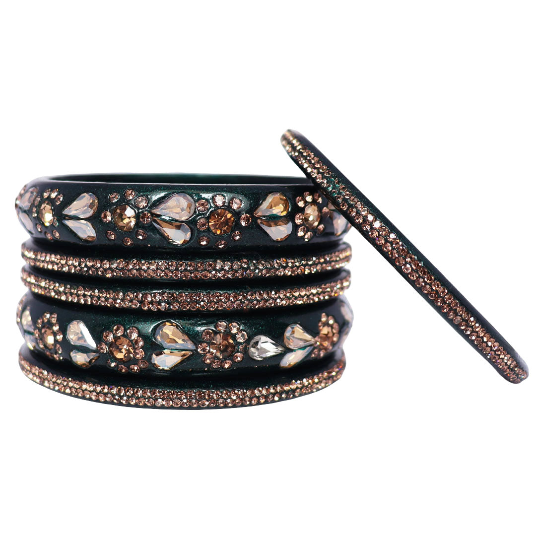 Jaipuri Handmade Lac Chura Set With Latest Kundan Design
